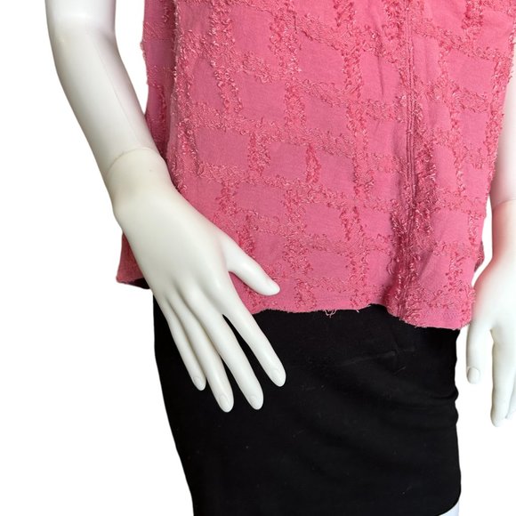 Anthropologie Pink Tank Top Size M - Picture 3 of 6